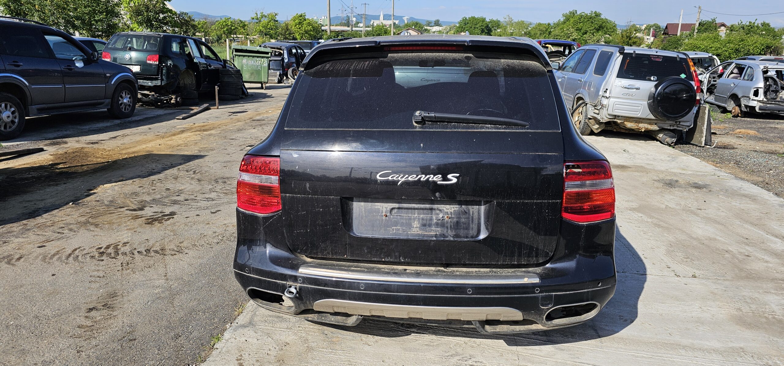 Haion cu luneta Porsche Cayenne S 4.8 benzina cod motor M48.01 an 2008 - imagine 3